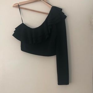 One sleeve Zara top